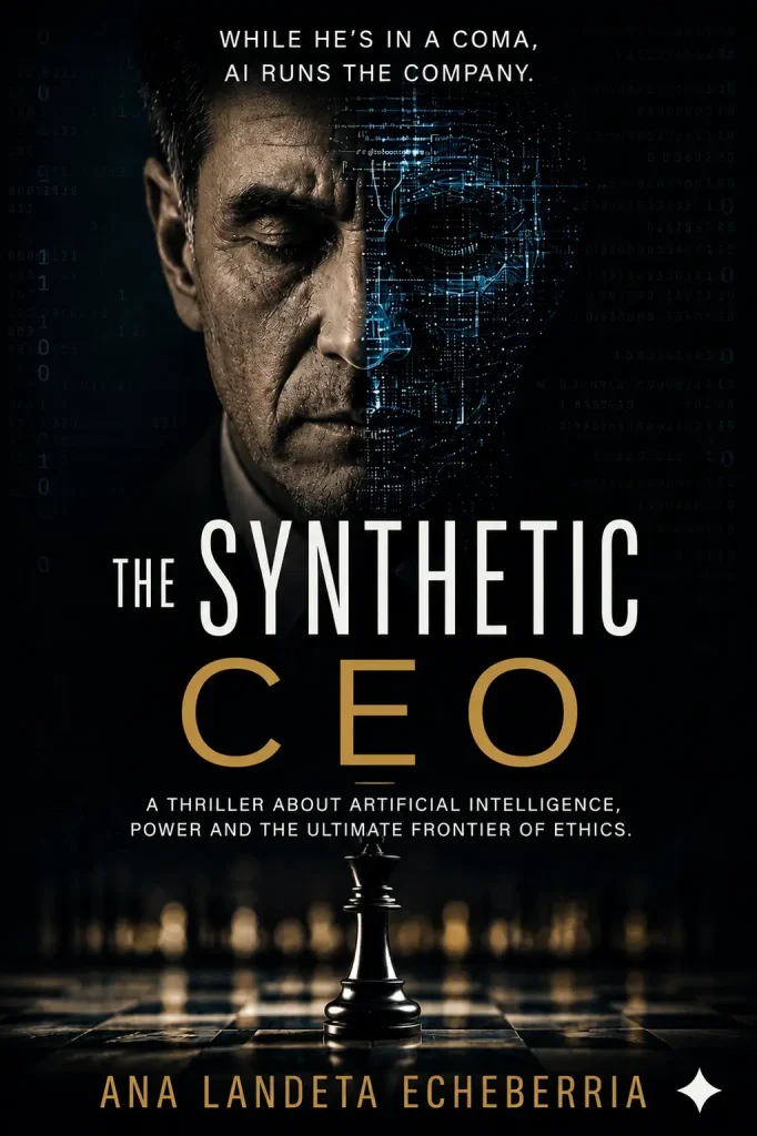 Book cover of The Synthetic CEO by Ana Landeta Echeberria