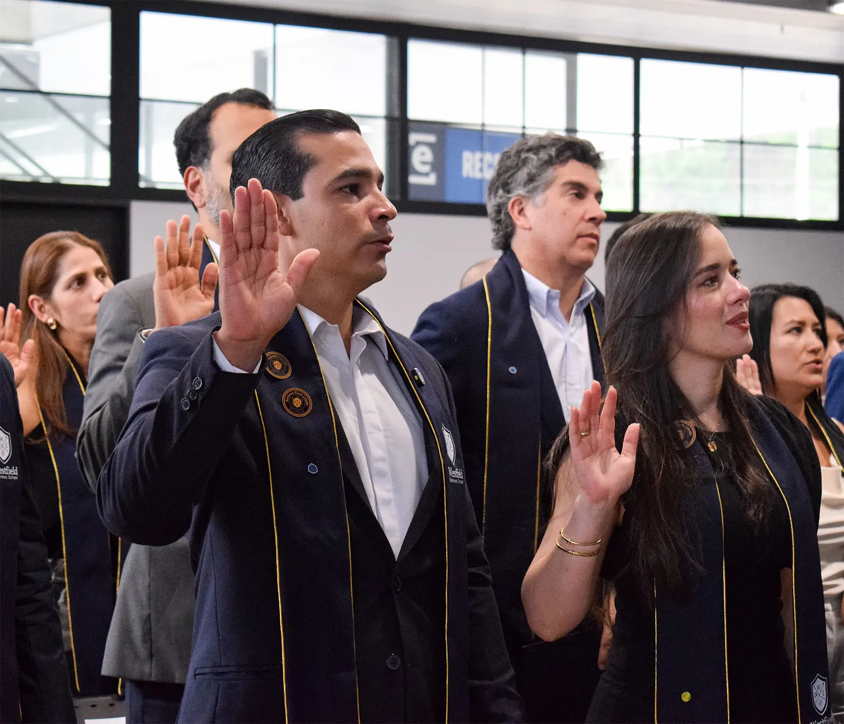 Westfield Business School Cohort 65 graduates during the official graduation ceremony