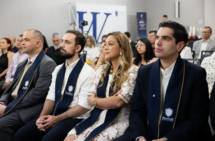 Westfield Business School Cohort 65 graduates during graduation ceremonies 4